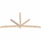 Ekena Millwork Alberta Smooth Timber Gable Bracket, Douglas Fir, 108"W x 58"H x 3 1/2"D x 3 1/2"F, 13/12 Pitch GBW108X58X0404ALB00SDF - alternate 4